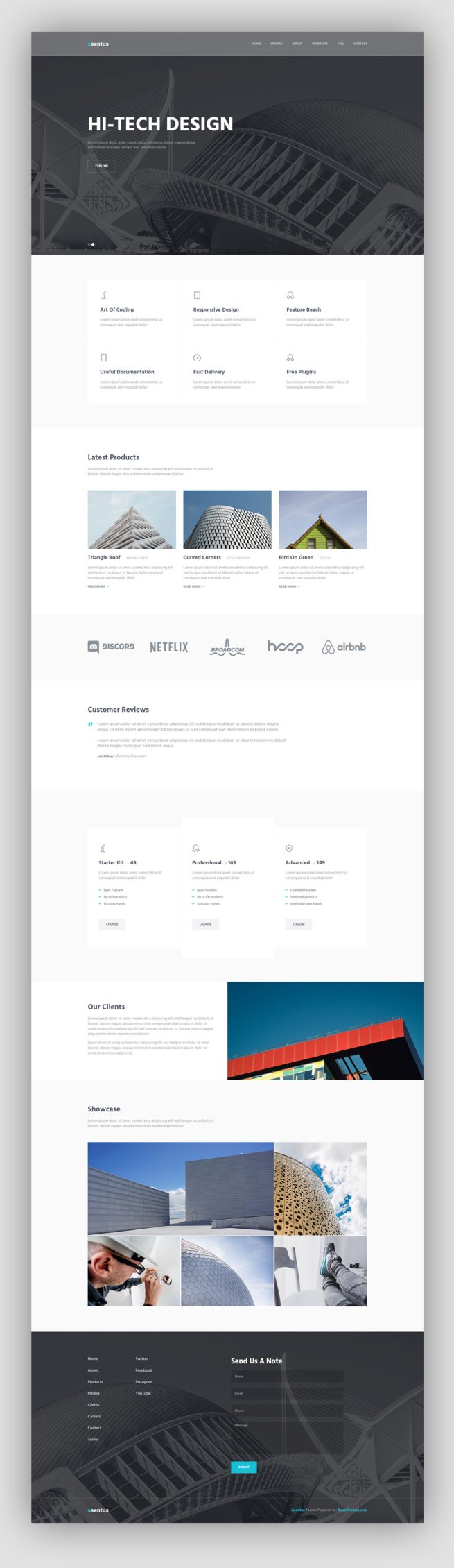 Eterna bootstrap template