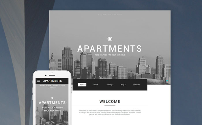  Real Estate Bootstrap Template 