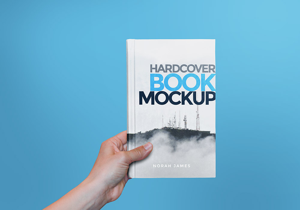 Hardcover Book Mockup Template