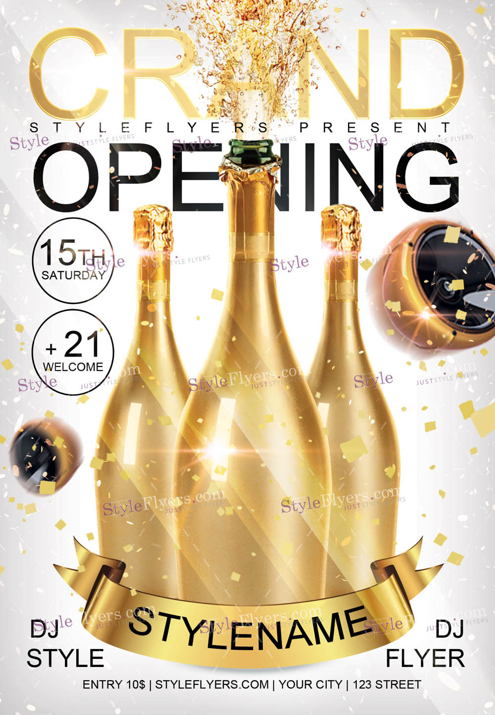 Grand Opening PSD Flyer