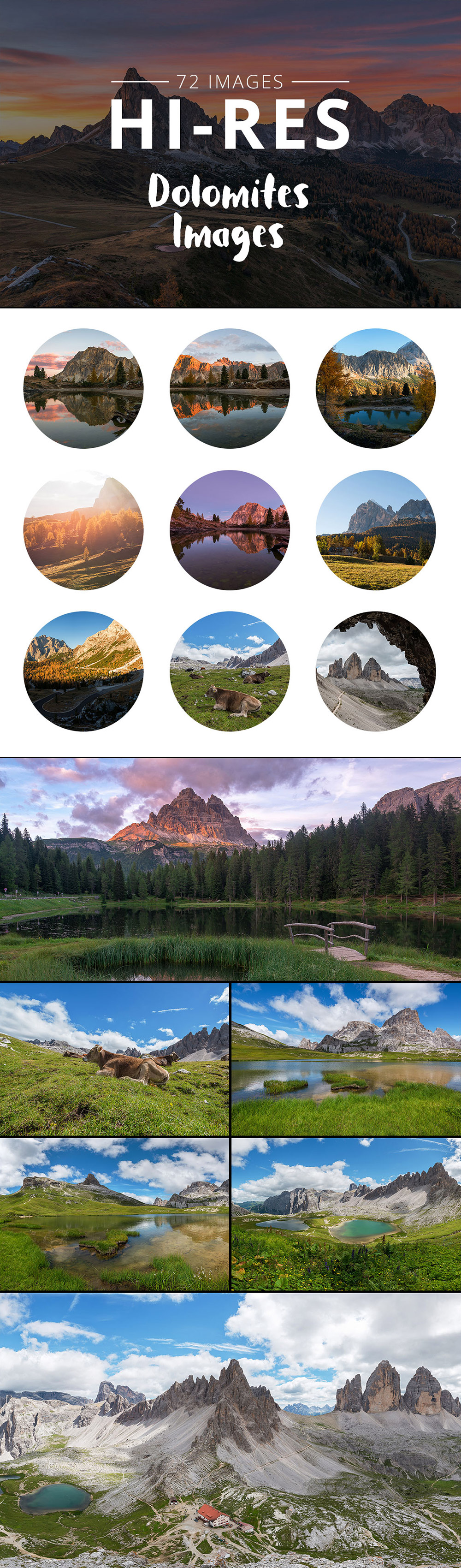 Photos Bundle Dolomites