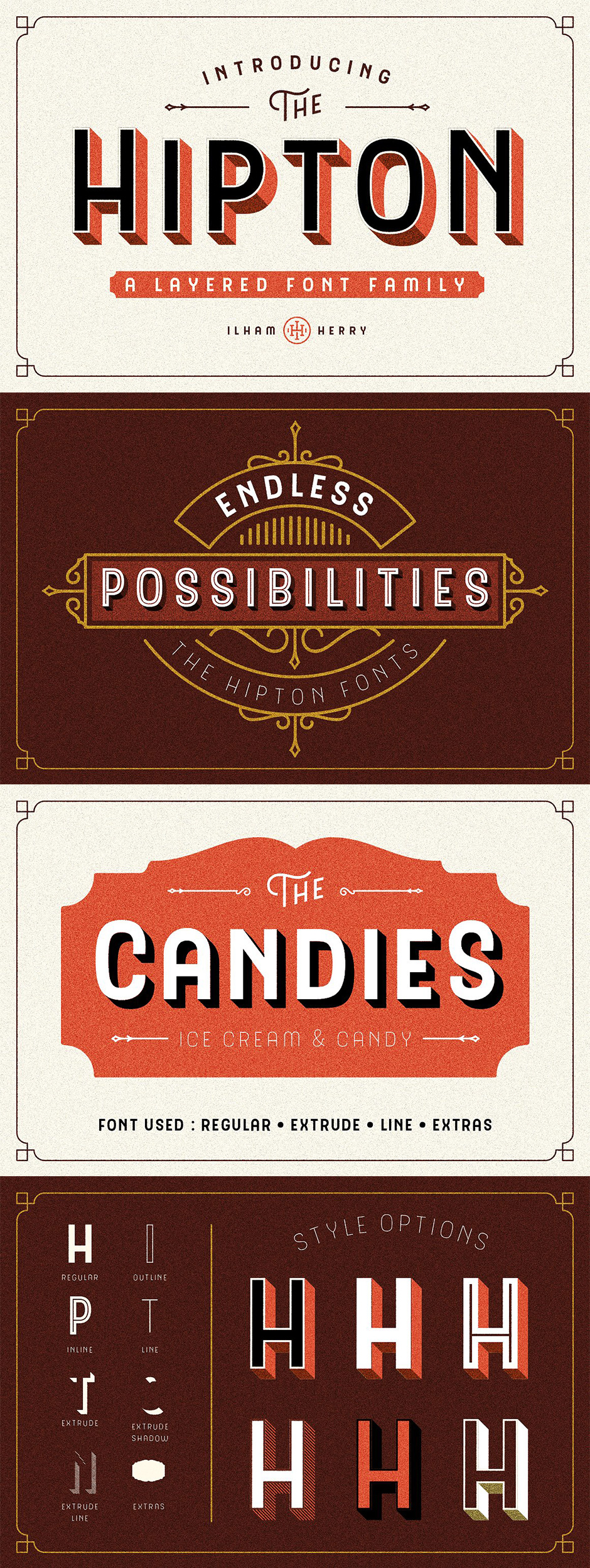 Definitive Fonts Bundle Hipton