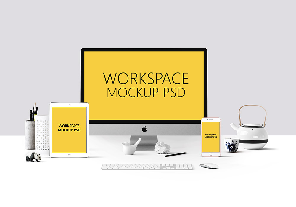 Workspace Mockup PSD