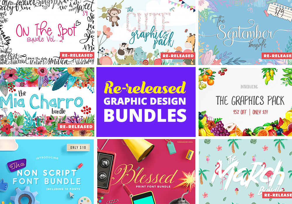 Re-released Graphic Design Bundles