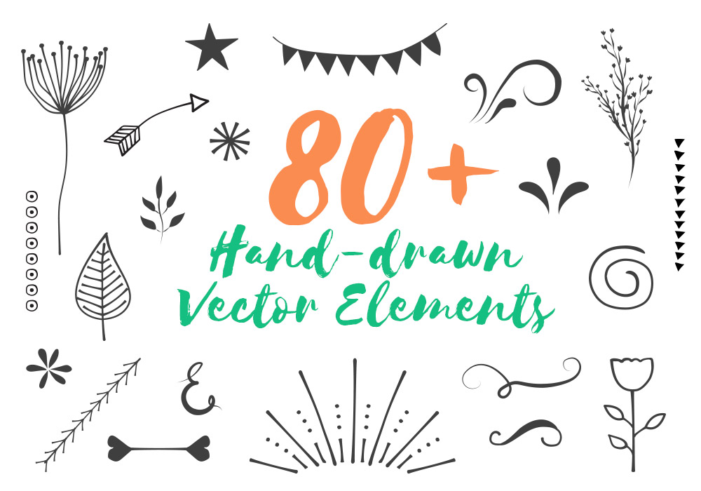 Download 80+ Free Hand-Drawn Vector Elements - GraphicsFuel
