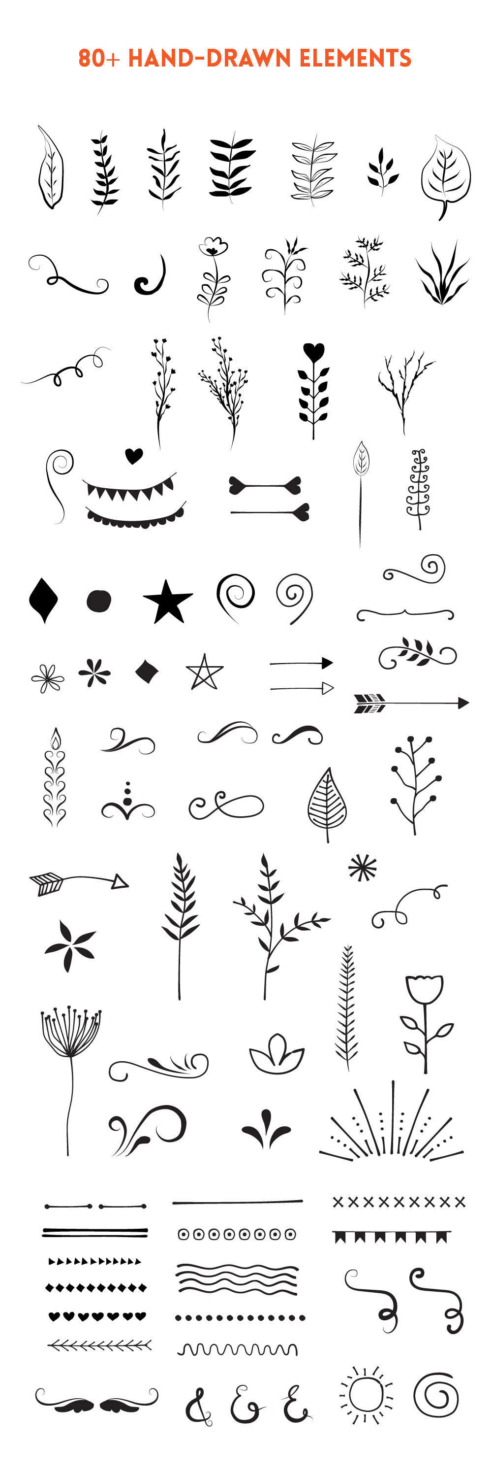 Handdrawn Vector Elements