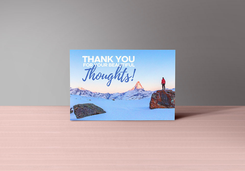 Free Thank You Notes PSD Mockup