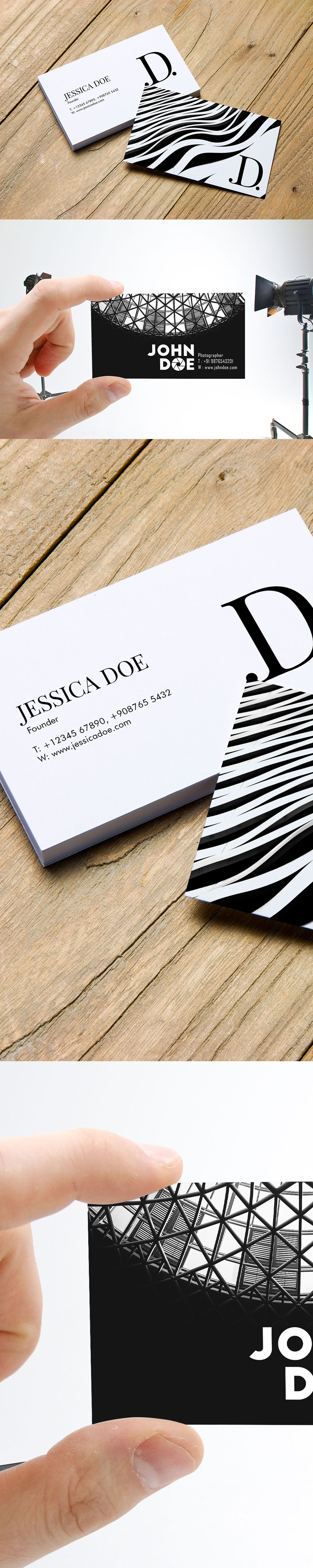 Business Card Mockups PSD