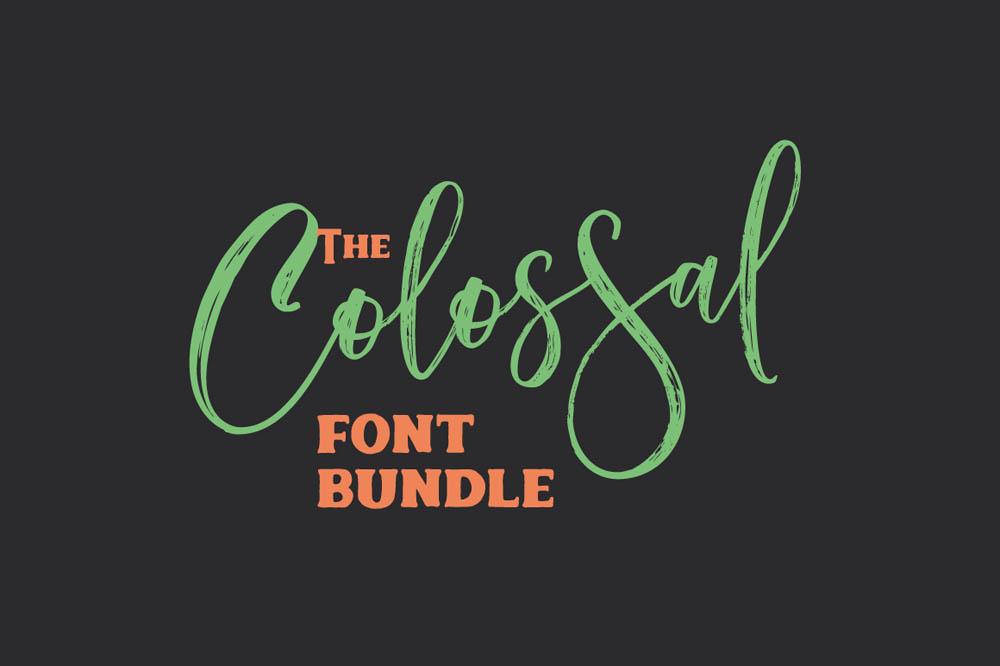 Colossal Fonts Bundle