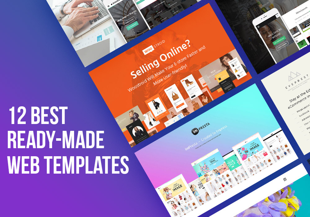 12 Best Readymade Web Templates