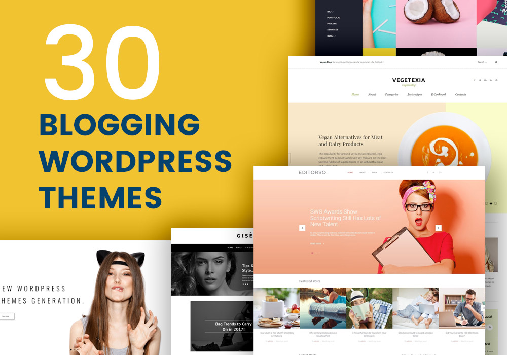 30 Blogging Wordpress Themes