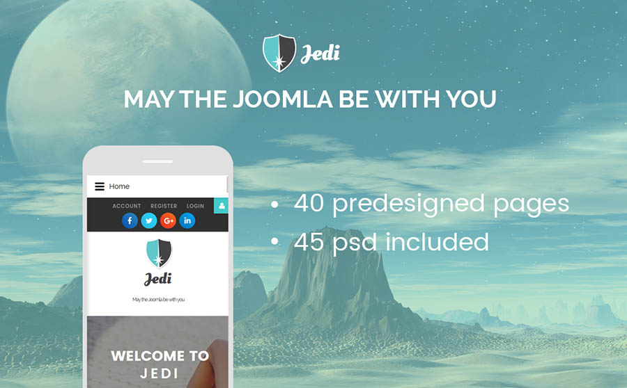 Jedi - Multifunctional Joomla Template 