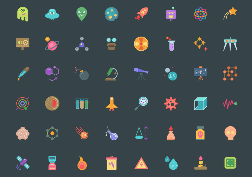 Free Science Vector Icons