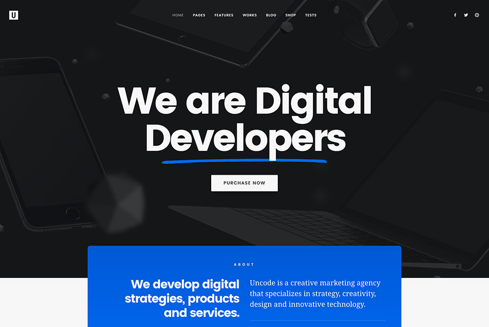 Uncode theme demos Uncode theme demos