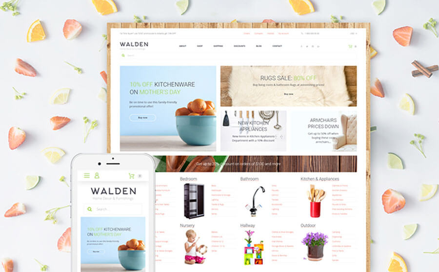 Clear Multiuse Online Supermarket WooCommerce Template
