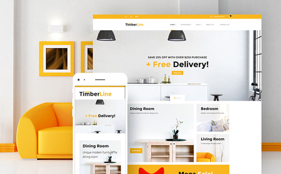 Home Decor and Furniture Store WooCommerce Template