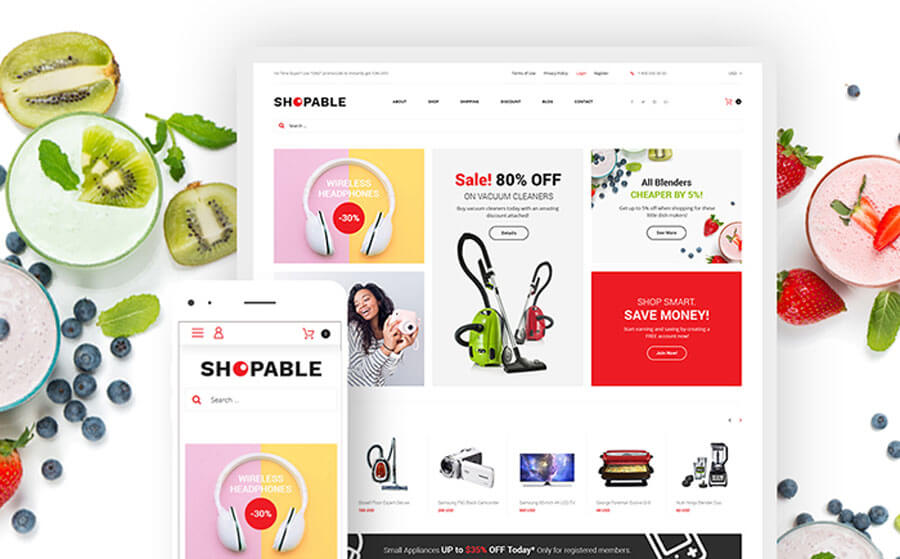 Simple Multifunctional Online Store WooCommerce Theme