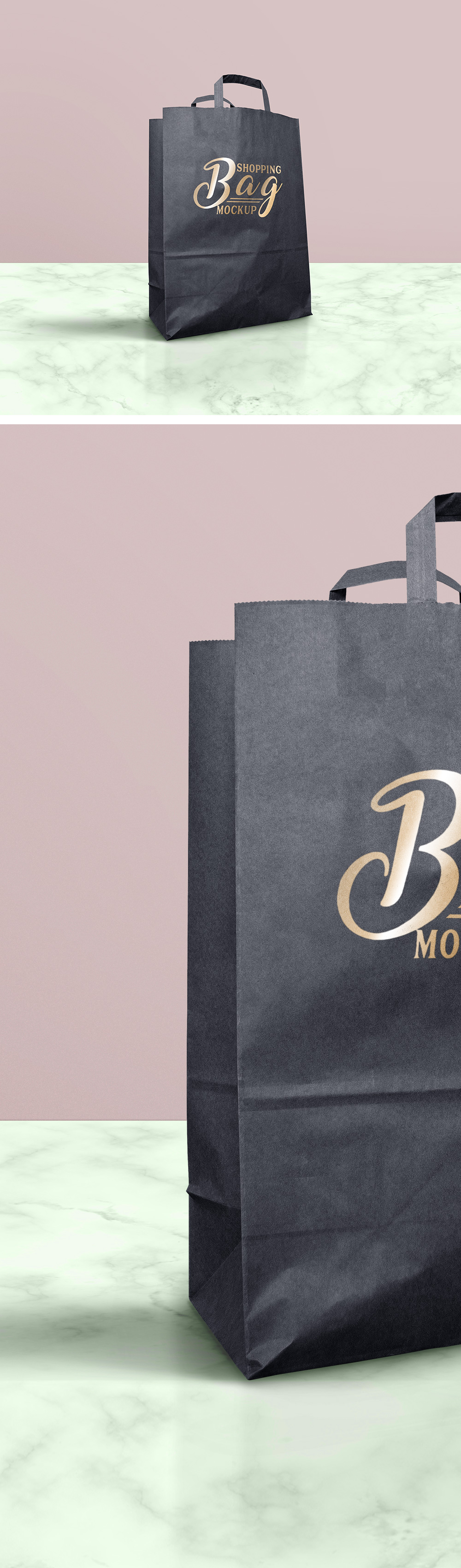 Dark Shopping Bag Mockup