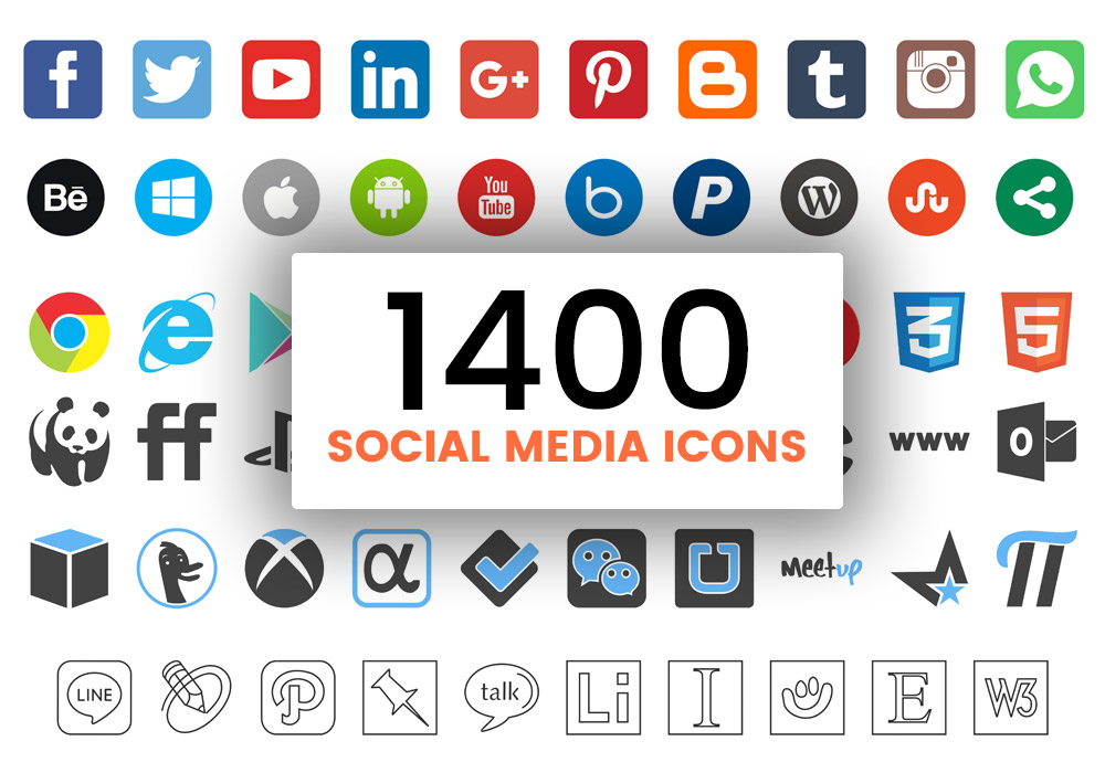 free social media icons