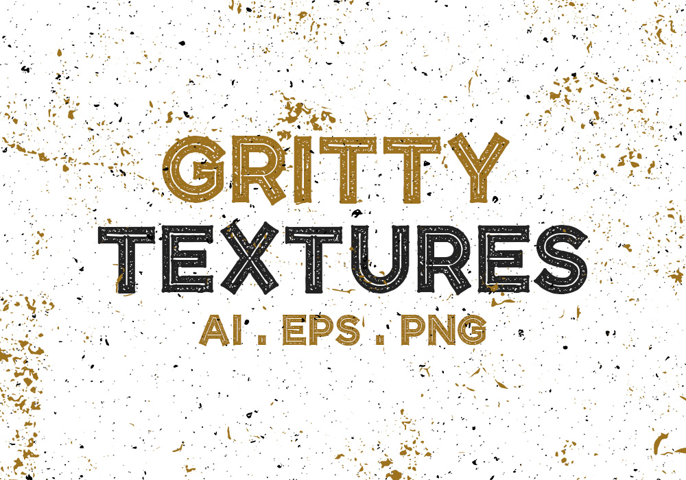 10 Vector Gritty Textures