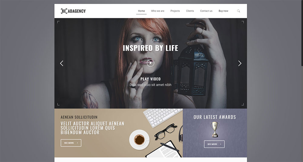 Be Ad Agency Theme