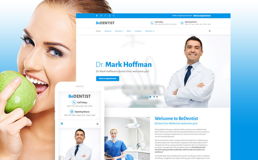 BeDentist - Dentist & Medical WordPress Theme 