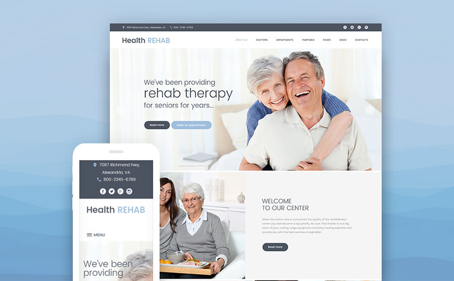 Rehabilitation Center WordPress Theme 