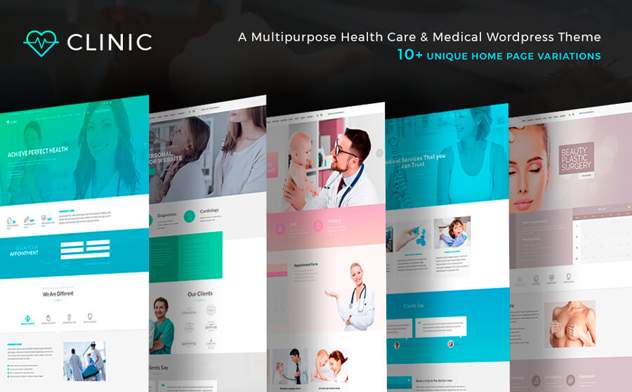 Clinic - Health and Medical Center WordPress Theme 