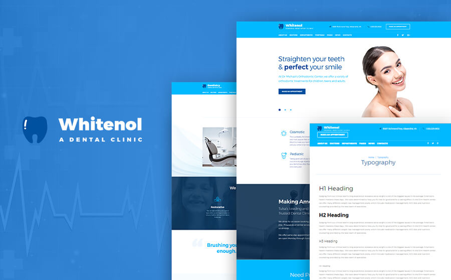 Whitenol - Dentistry Clinic Responsive WordPress Theme