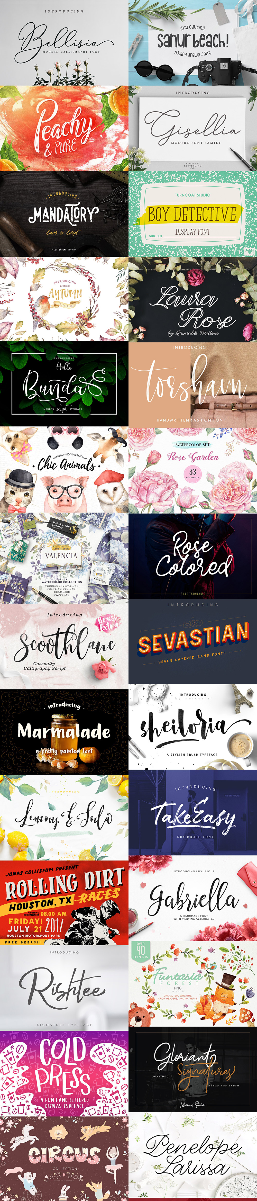 September Fonts & Graphics Bundle