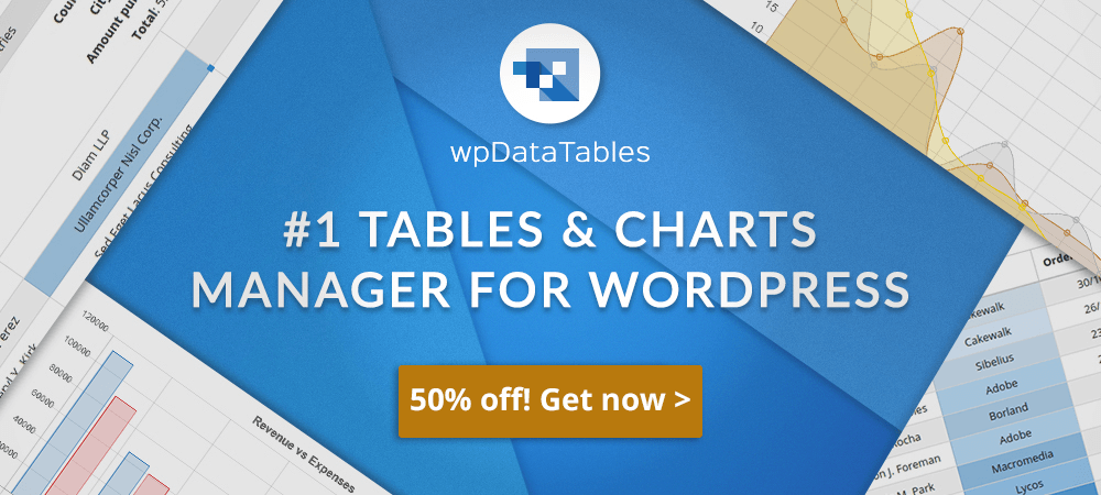 wpDataTables