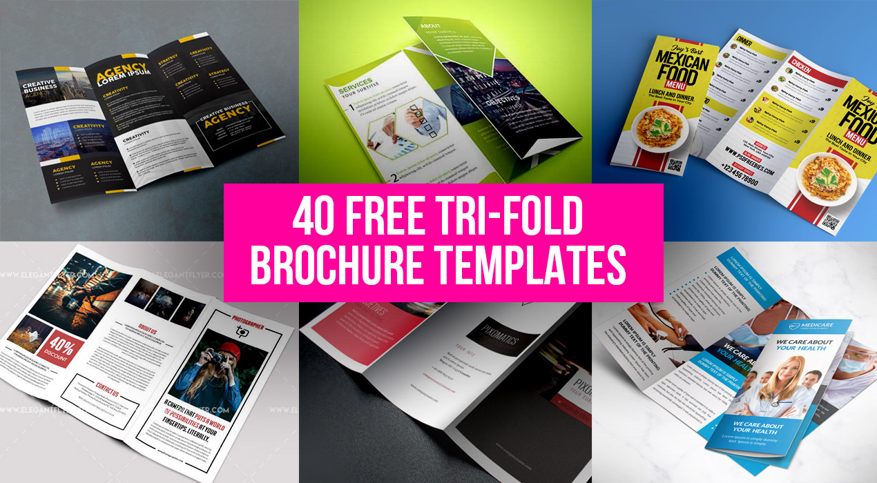 23 Free Professional Tri-fold Brochures for Business - GraphicsFuel Regarding 3 Fold Brochure Template Free