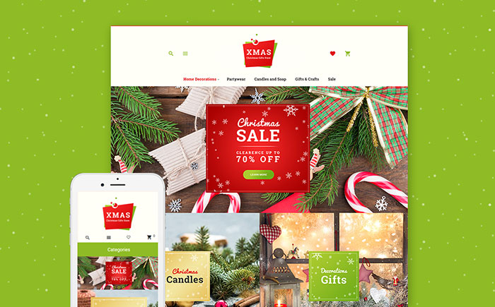 Christmas Gifts Store Responsive Magento Theme