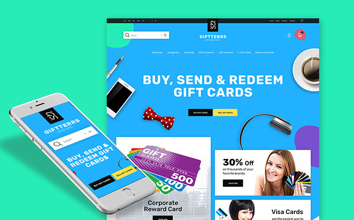 Gift Cards PrestaShop Theme