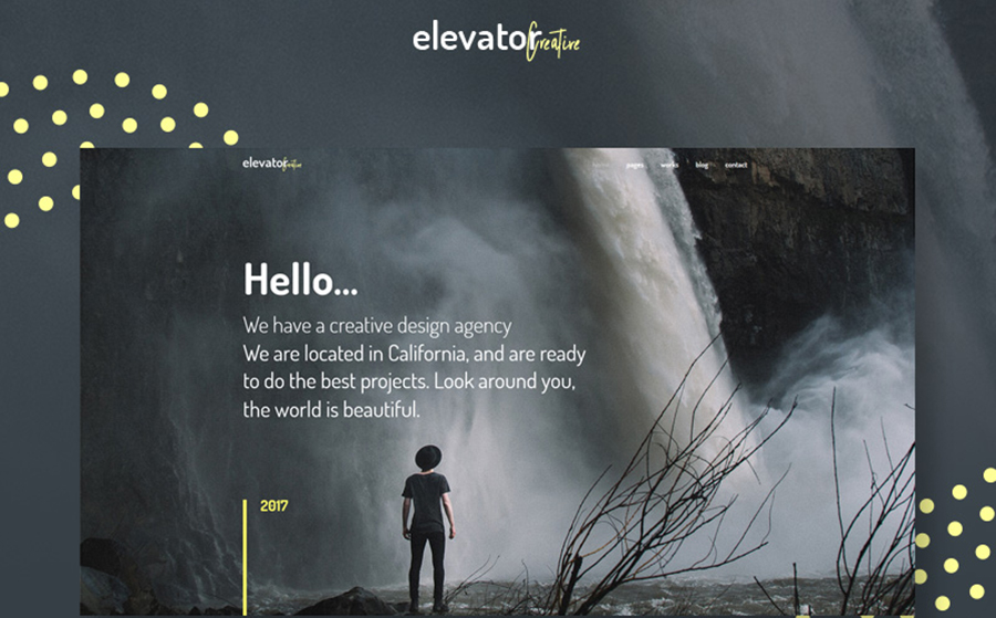 Elevator - Creative Corporate Portfolio WordPress Theme