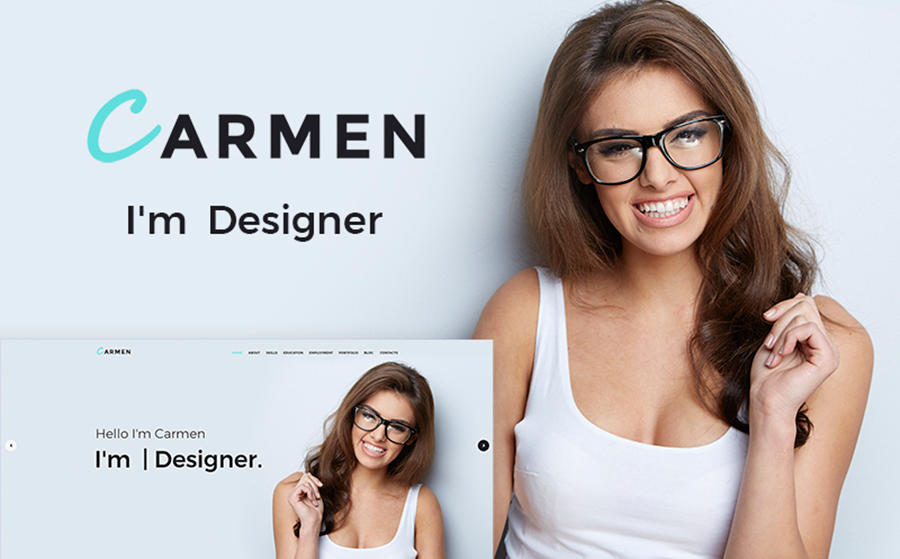 Carmen Design Portfolio WordPress Theme