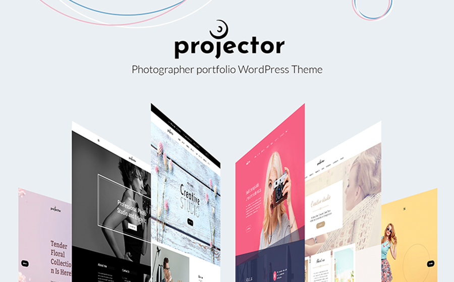 Projector - Photographer Portfolio Multihome WordPress Theme