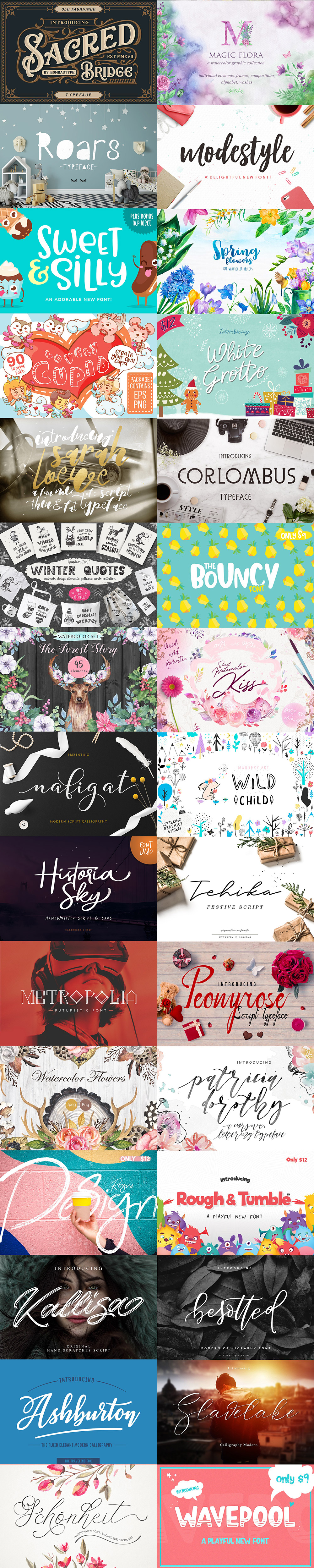 January Fonts Bundle