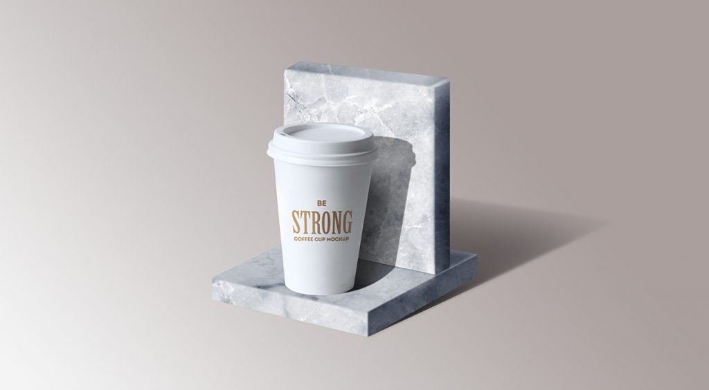 Marble Stand Mockup PSD