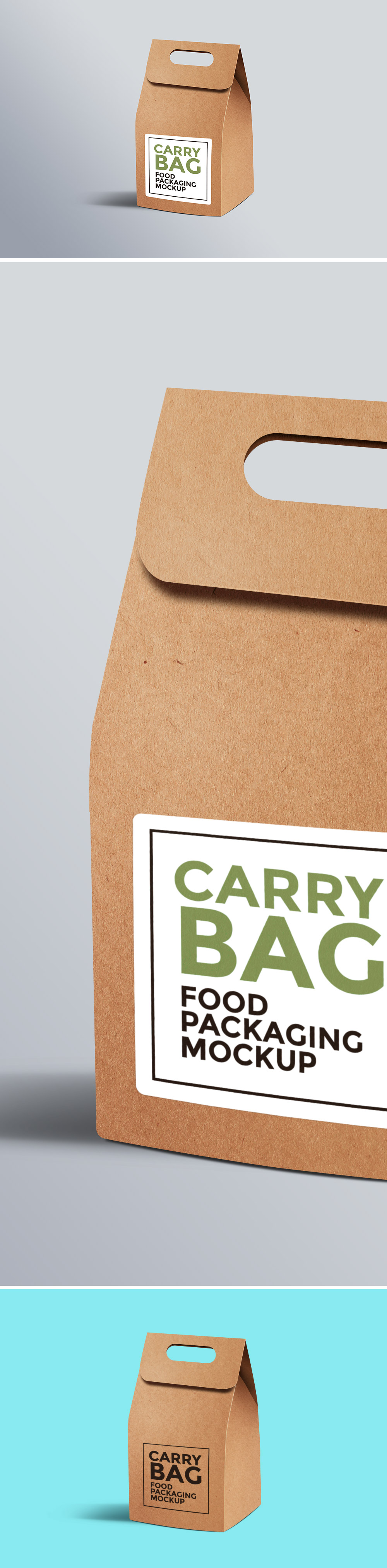 Paper Carry Bag Mockup
