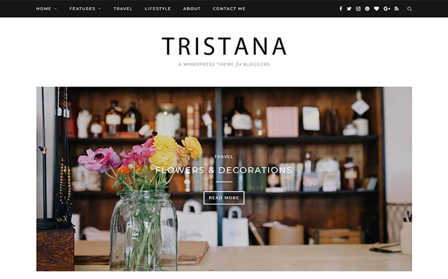 Tristana - Blog Responsive WordPress Theme