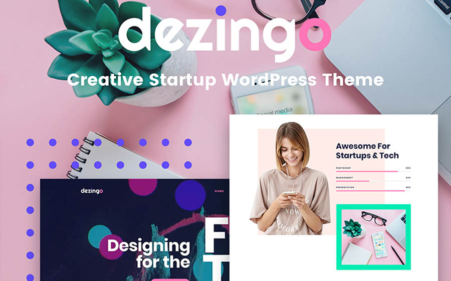 Dezingo - Creative Startup WordPress Theme
