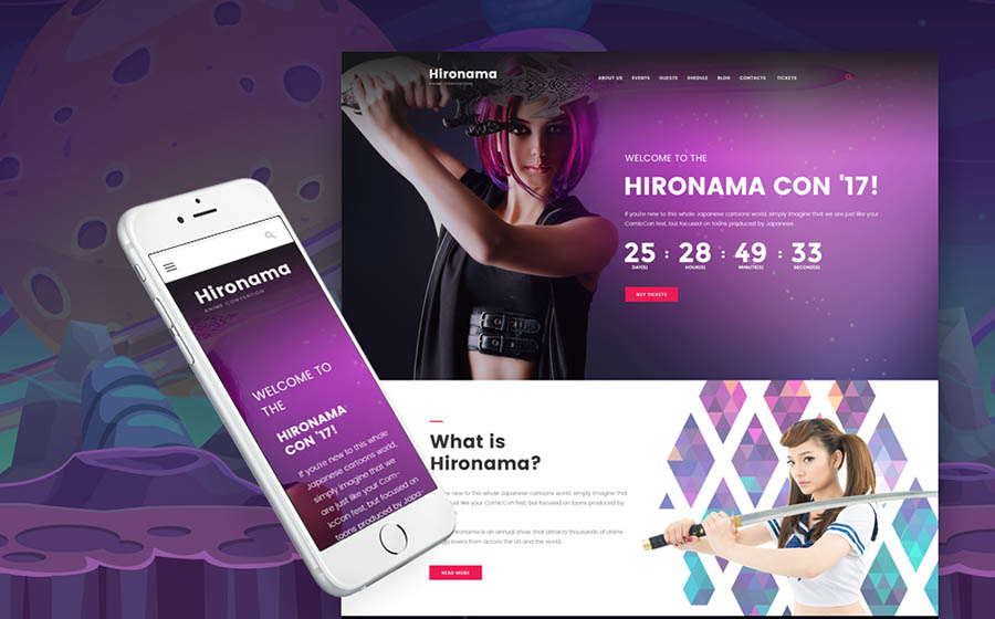 Manga WordPress Theme 