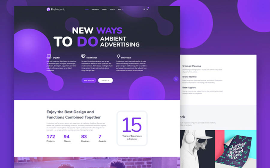 ProMotionic - Promotion Agency WordPress Theme