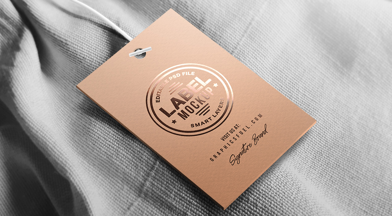 Download Clothing Tag Label Mockup Graphicsfuel PSD Mockup Templates