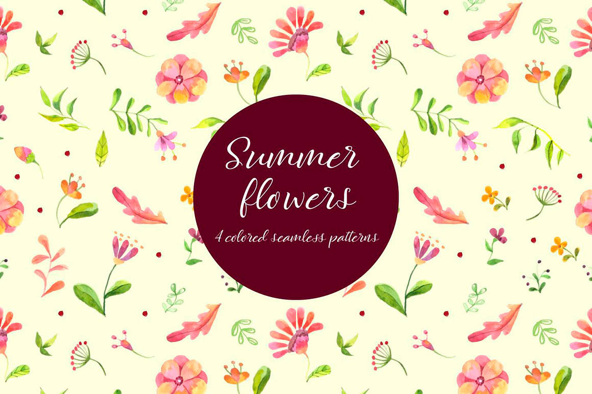Summer Flowers Free Pattern