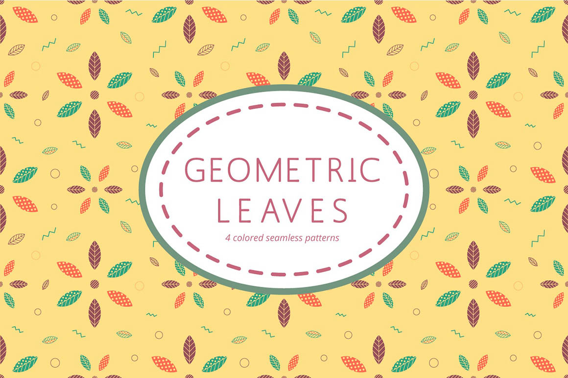 Geometric Leaves Pattern