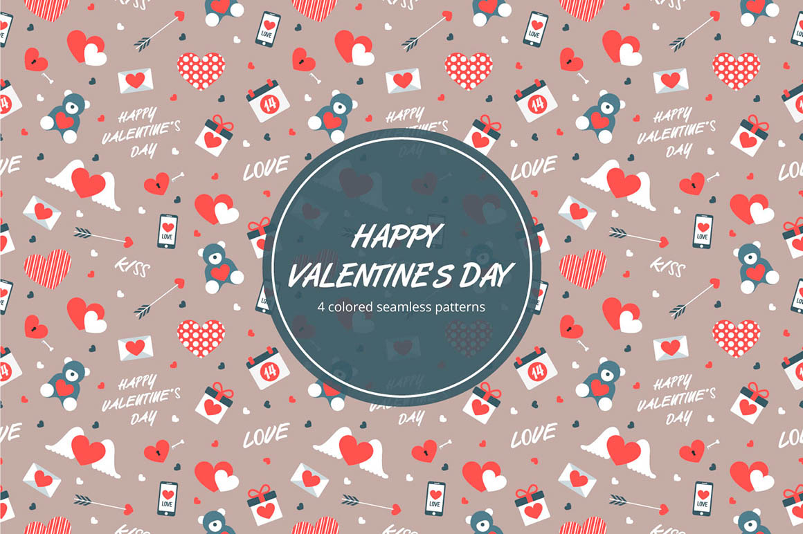 Happy Valentines Day Pattern