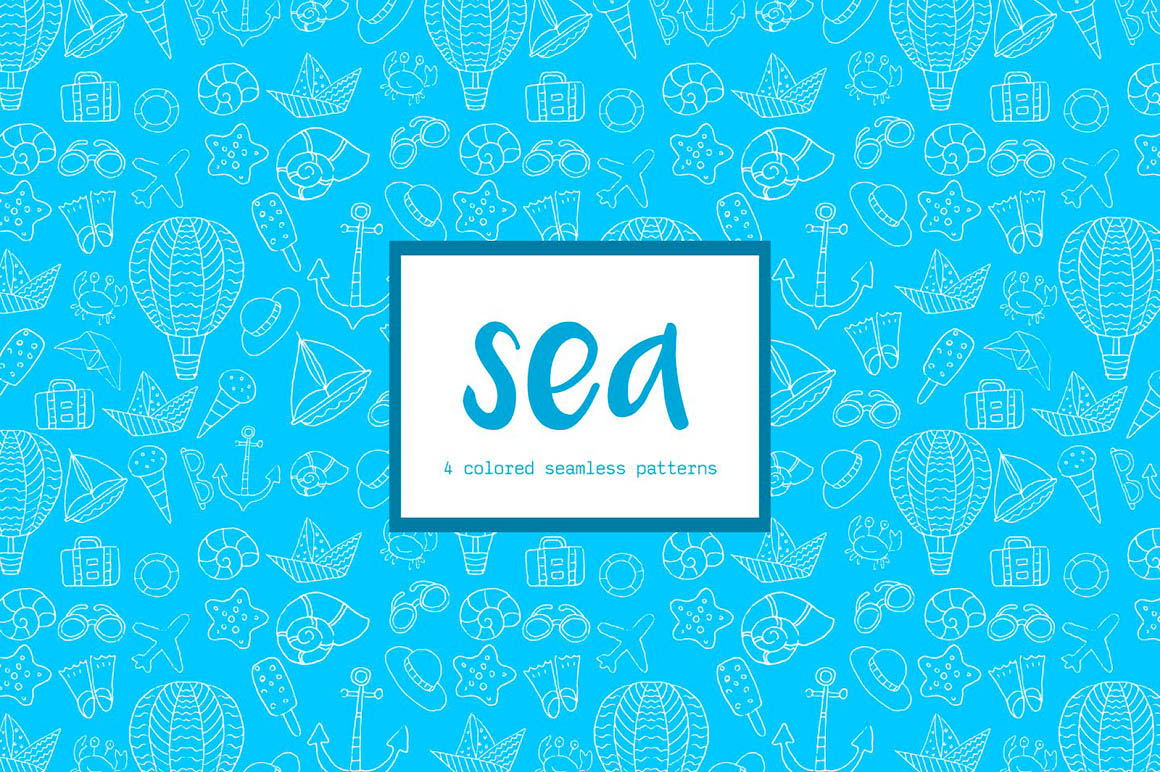 Sea Vector Pattern