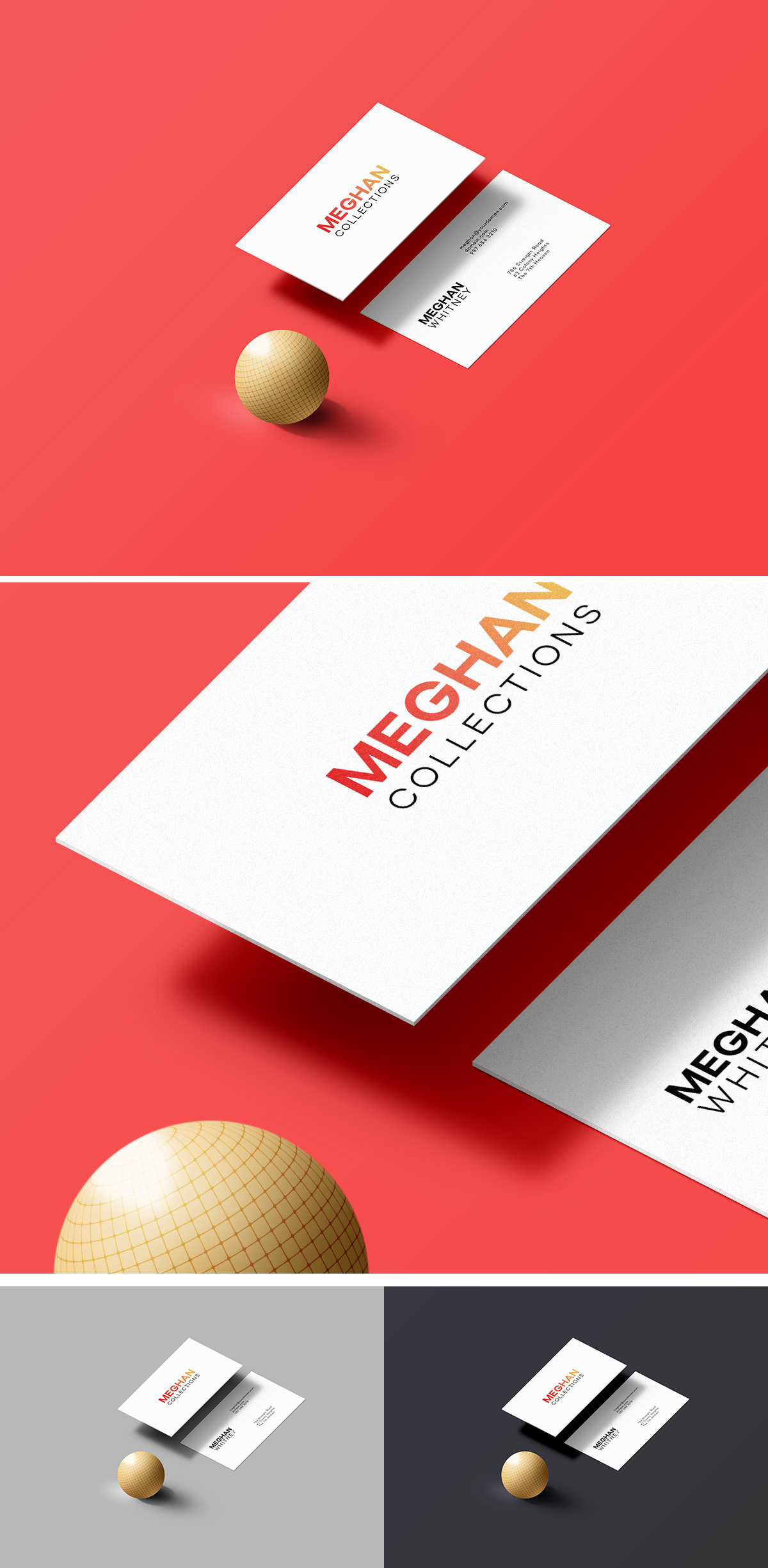 Business Card Mockup PSD